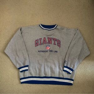 Vintage 90s NFL Logo Athletic New York Giants Embroidered Sweatshirt Men’s XL